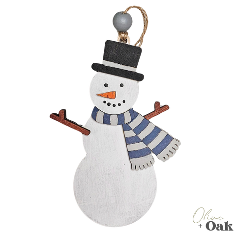 DIY Kit Snowman Ornament