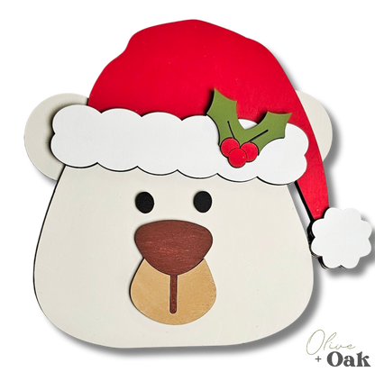 DIY Mini Polar Bear Shelf Sitter