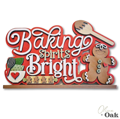 DIY Baking Spirits Bright Shelf Sitter