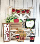 DIY Apple Cider Tier Tray Set