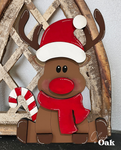 DIY Mini Mr. Reindeer Shelf Sitter