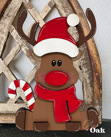 DIY Kit Mini Mr. Reindeer Shelf Sitter