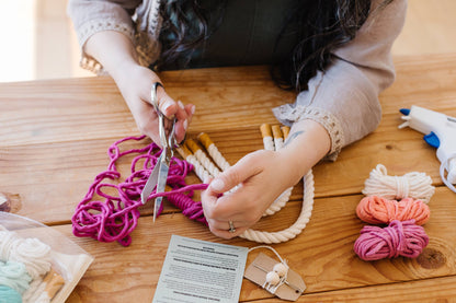 DIY Macrame Rainbow Kit - Olive