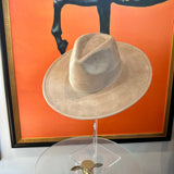 Best seller Fashion Classic Wide Brim Suede Premium  Hat : Hot Pink / ONE SIZE