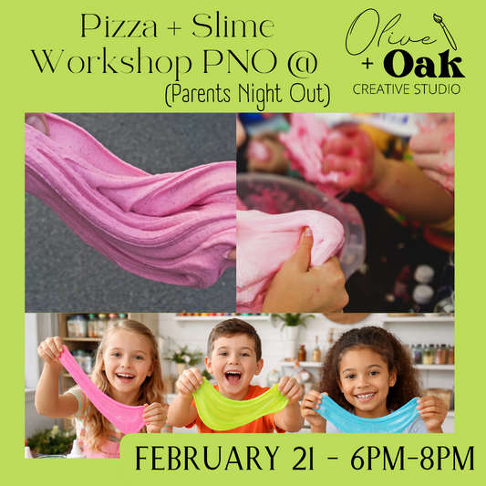 Pizza + Slime Youth Party - February 21 - 6pm-8pm