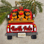 DIY Kit North Pole Reindeer Truck Ornament