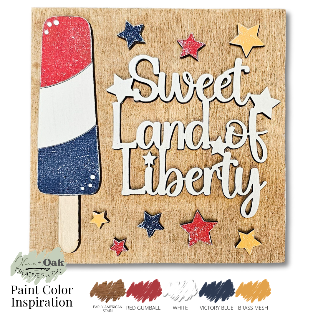 DIY Mini USA Square Tiles *Inserts ONLY*