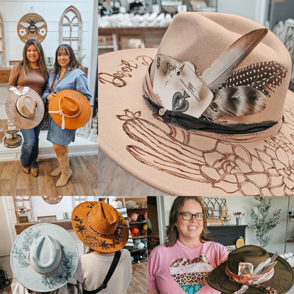 Burned Brim DIY Workshop - July 18 @ 1:30pm