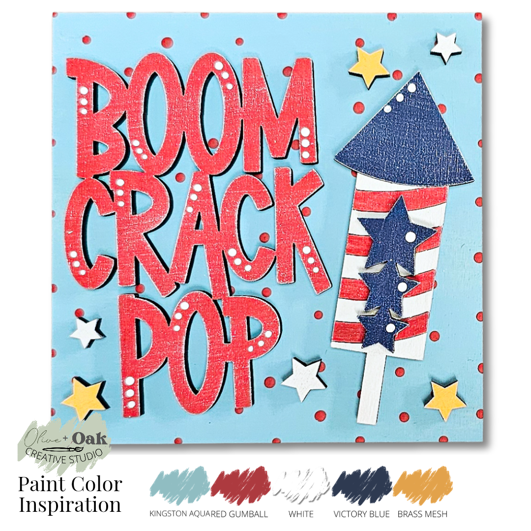 DIY Mini USA Square Tiles *Inserts ONLY*