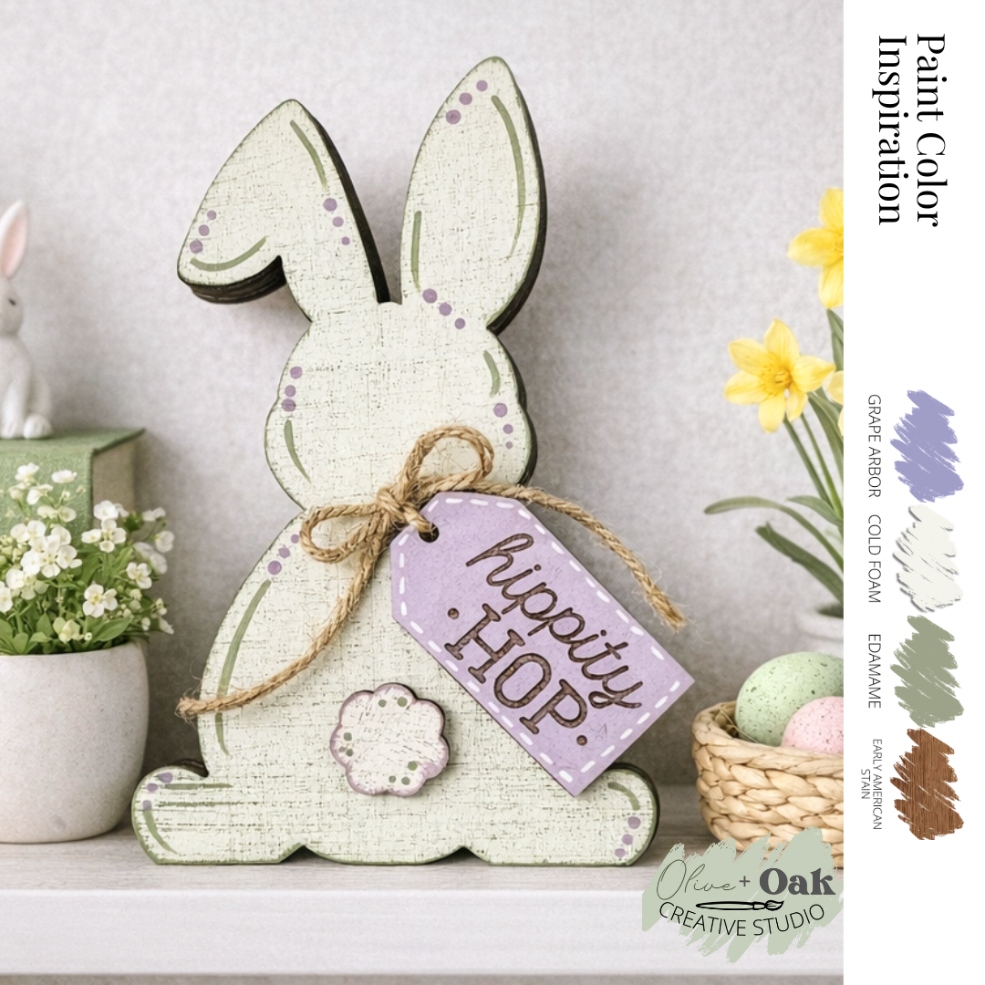 DIY Chunky Hippity Hop Shelf Sitter