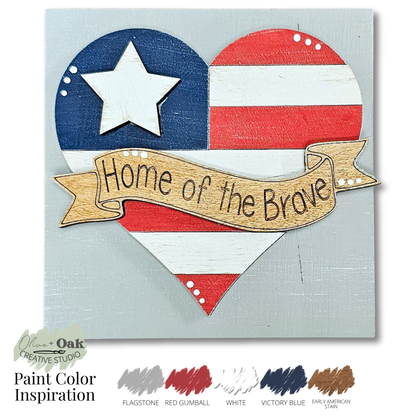 DIY Mini Military Family Square Tiles *Inserts ONLY*