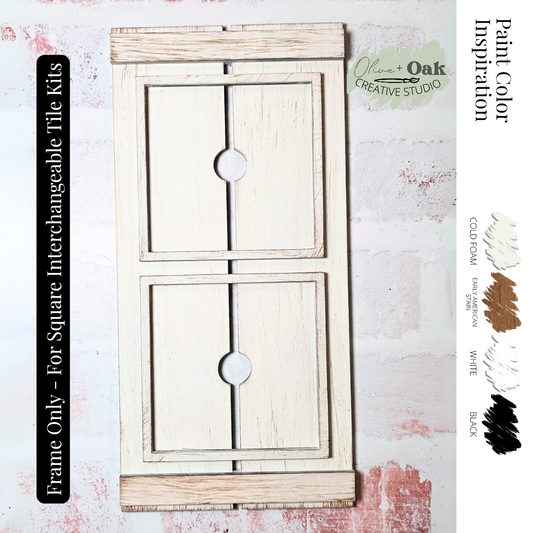 DIY Interchangeable Pallet Frame *FRAME ONLY* Square Signs Frame