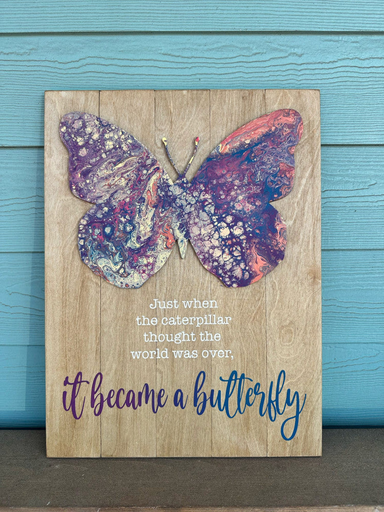 Paint Pour Pallet Signs - January 23 @ 6pm