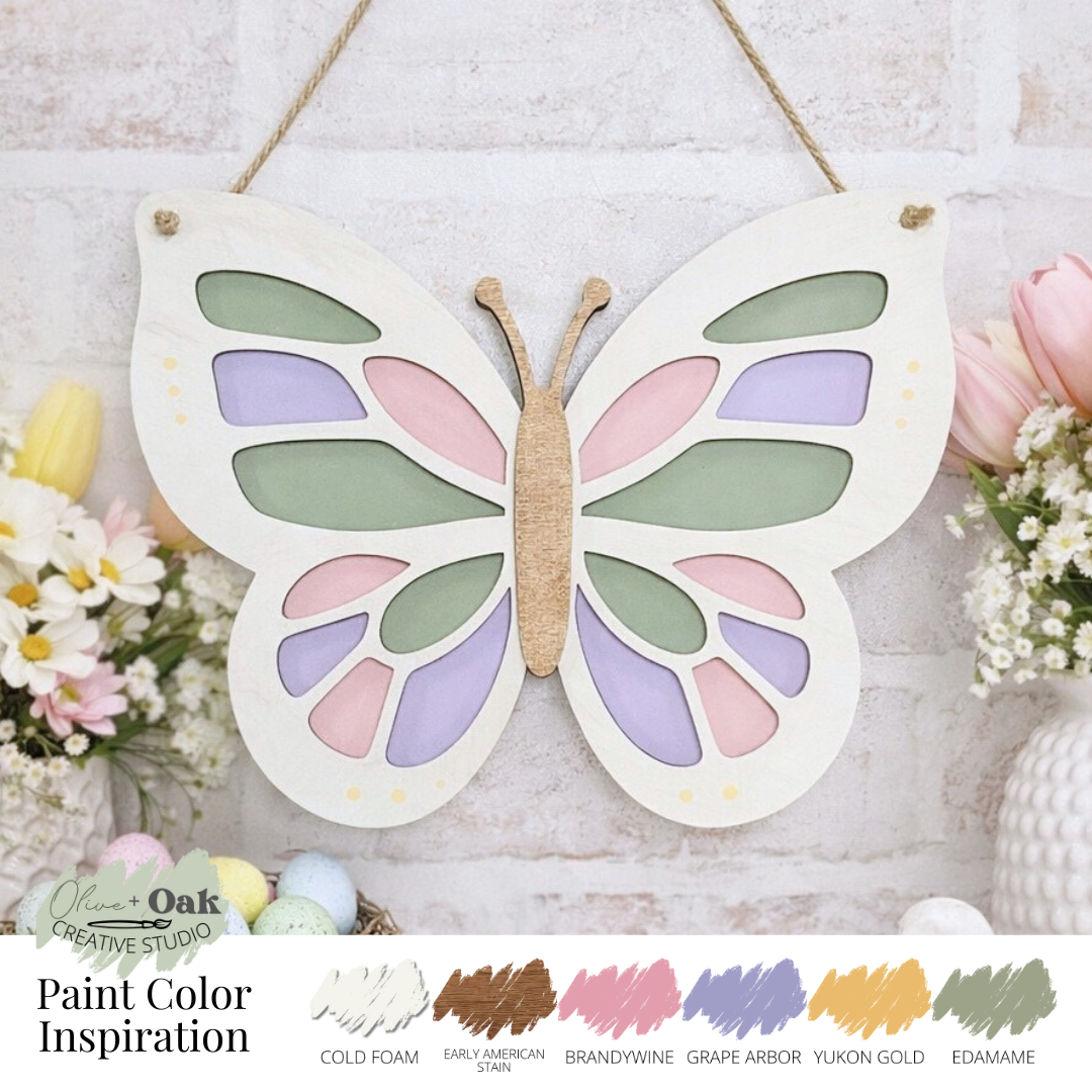 Layered Butterfly Youth Wall Hanger