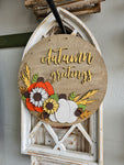 Autumn Greetings Door Hanger