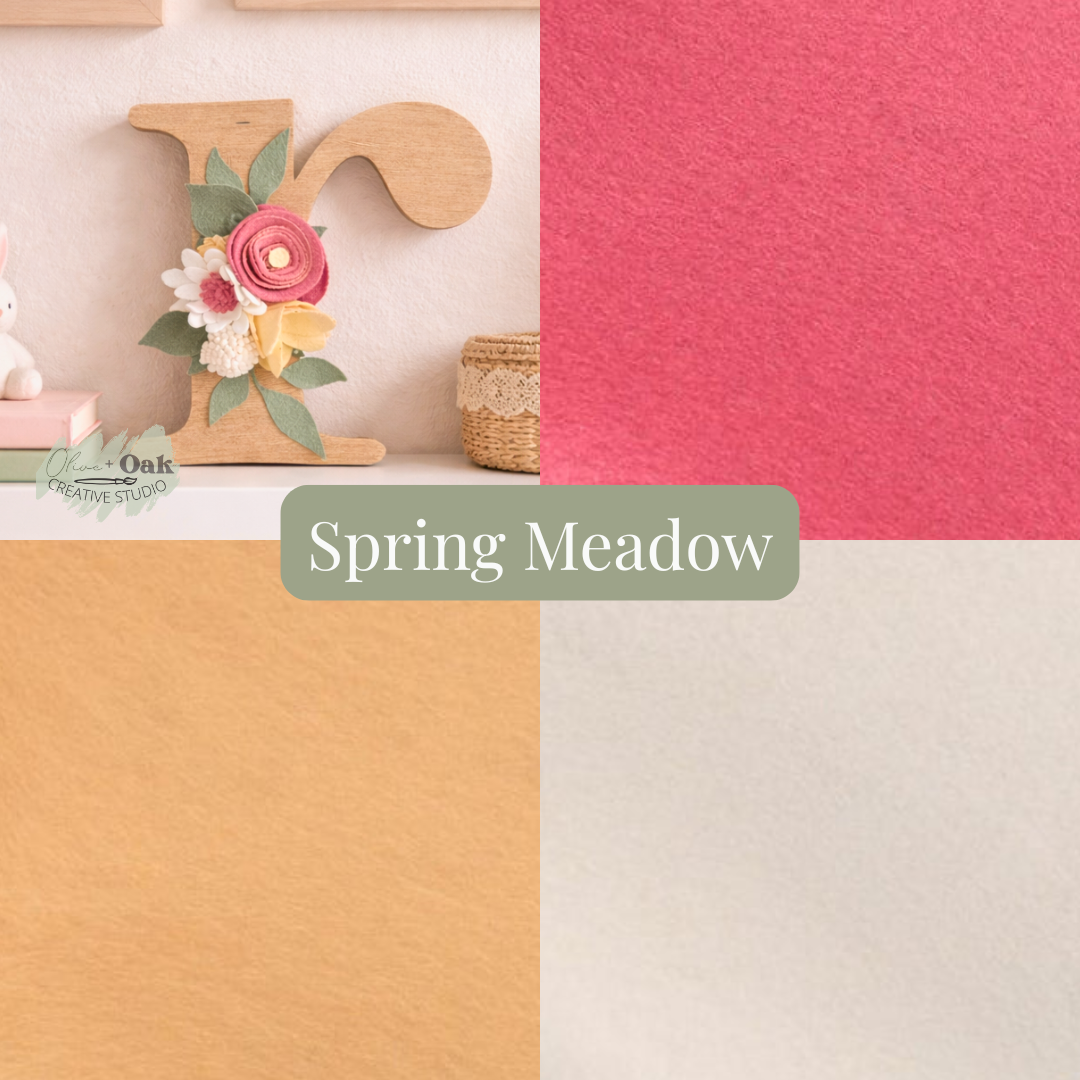 DIY Spring Meadow Blooming Initials Kit