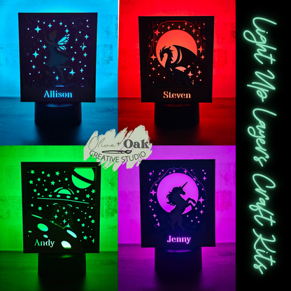 DIY Personalized Light-Up Sign Kit
