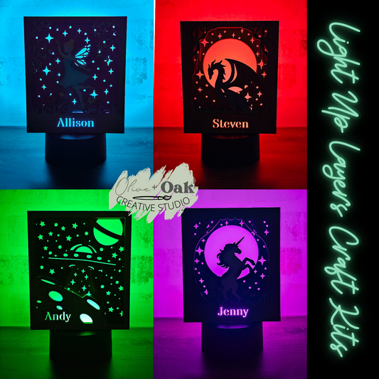 DIY Personalized Light-Up Sign Kit