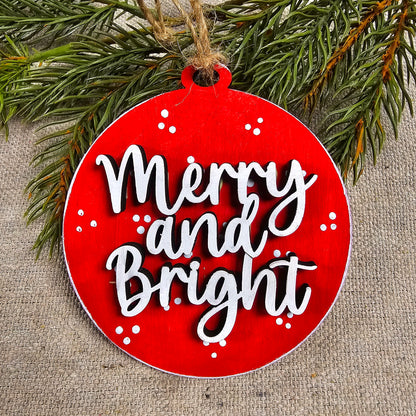 DIY Kit Merry & Bright Ornament