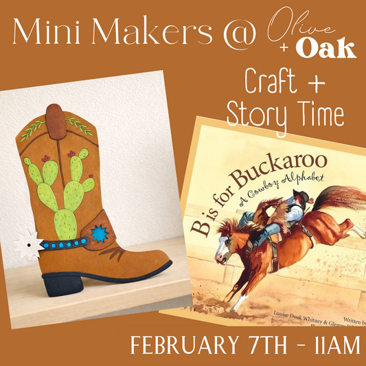 Mini Makers - Story & Craft - February 7 @ 11am