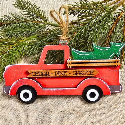 Vintage Truck Ornament Blank