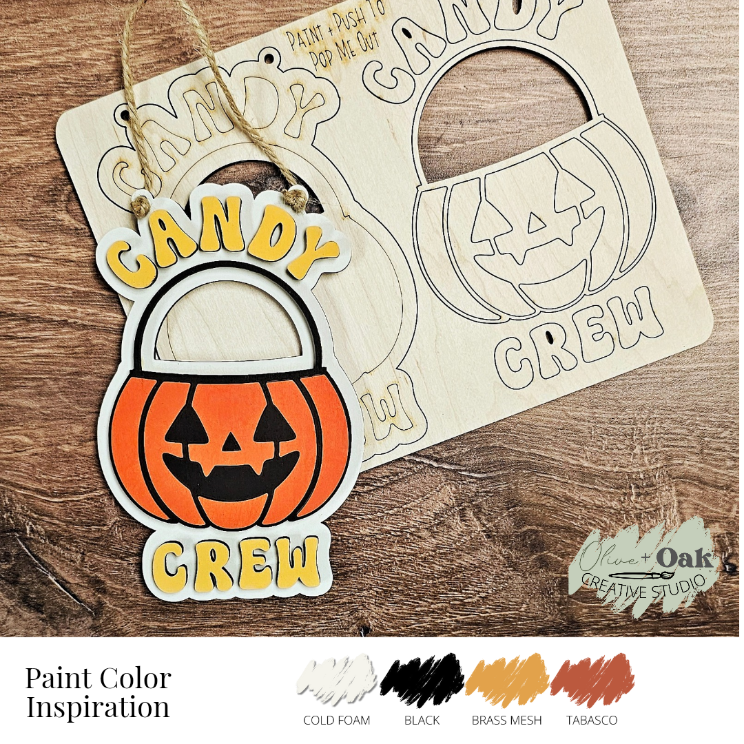 DIY Candy Crew Pop Out Kit