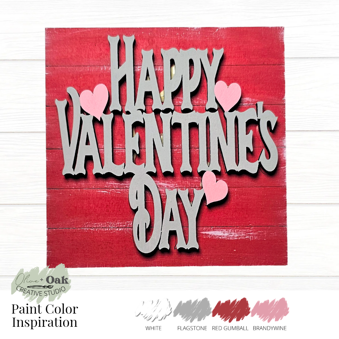 DIY Mini Valentine's Square Tiles *Inserts ONLY*