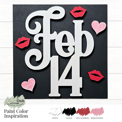DIY Mini Valentine's Square Tiles *Inserts ONLY*