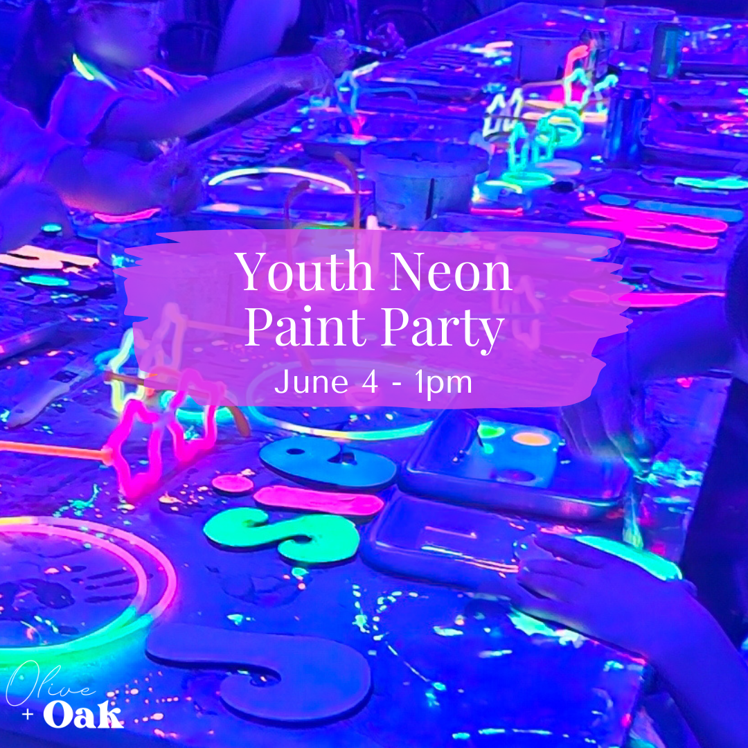 Youth Neon Paint Party - June 4 @ 1pm