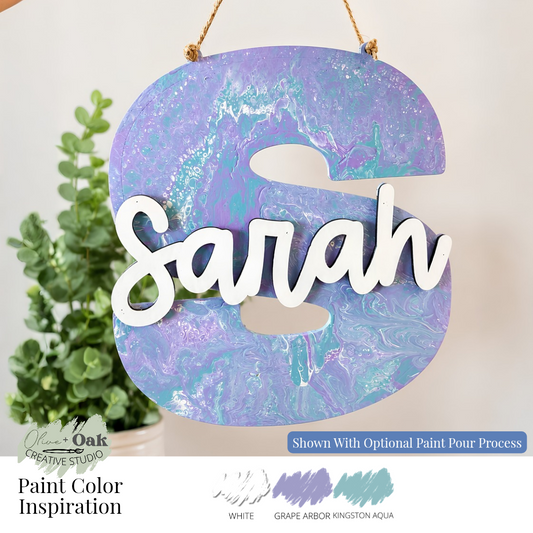 Personalized Initial Youth Wall Hanger