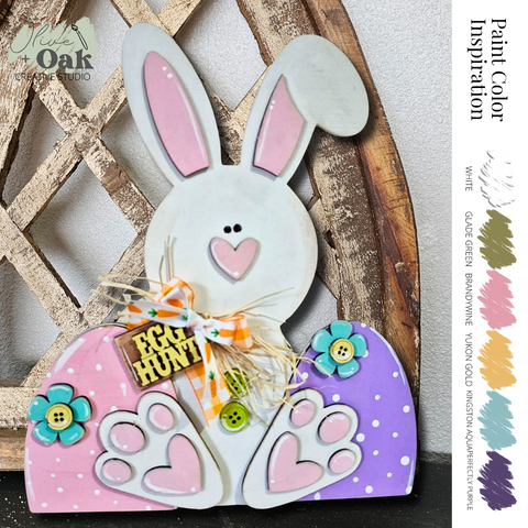 DIY Prim Easter Bunny Shelf Sitter