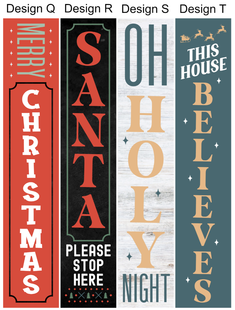 DIY Porch Leaner - Seasonal - You Choose Design