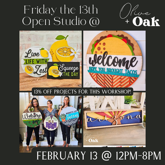 Pick-Your-Project Open Studio 2/13