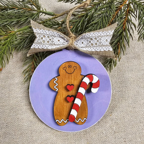 DIY Kit Gingerbread Ornament