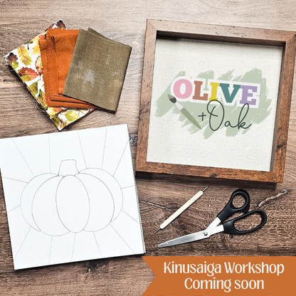 DIY Fabric Art Kinusaga Workshop - October 8 @ 6pm