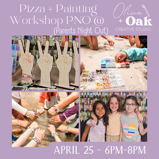 Pizza + Painting Youth Party - April 25 - 6pm-8pm
