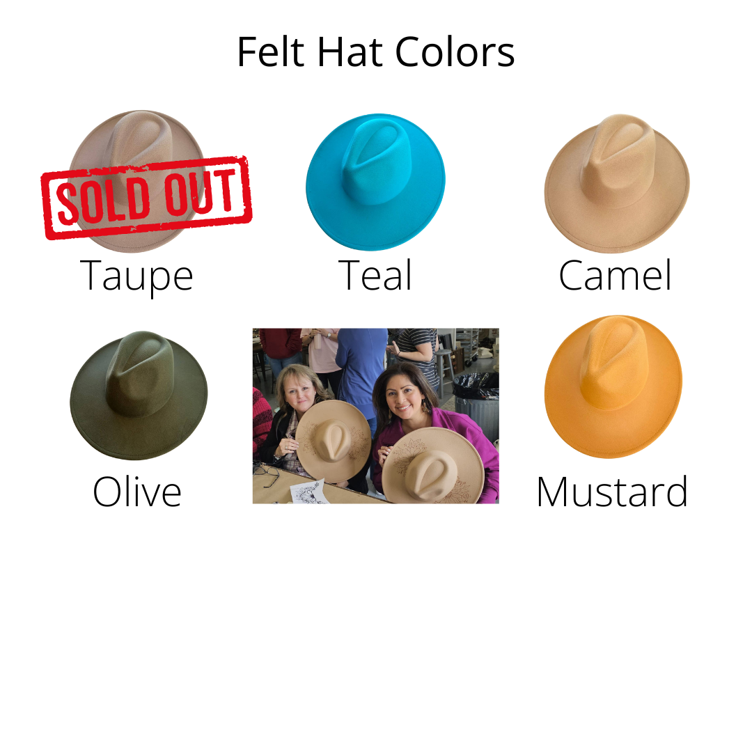 Hat Burning DIY Workshop - February 8 @ 1pm