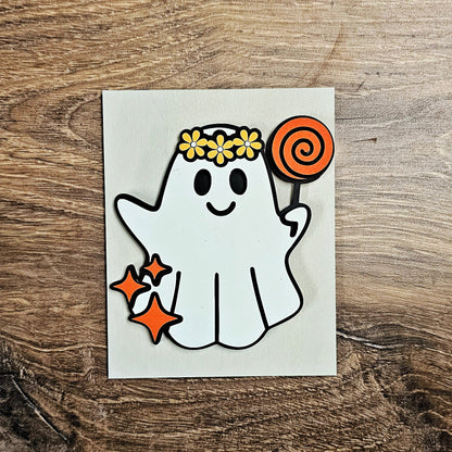 DIY Groovy Ghost Mini Sign *Insert ONLY*