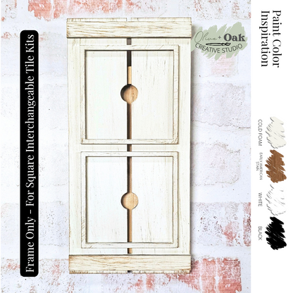 DIY Interchangeable Pallet Frame *FRAME ONLY* Square Signs Frame