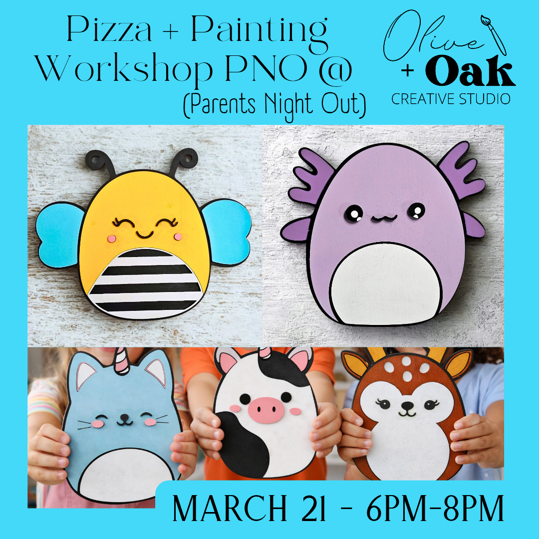 Pizza + Painting Youth Party - March 21 - 6pm-8pm