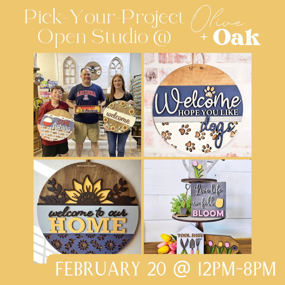 Pick-Your-Project Open Studio 2/20
