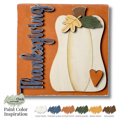 DIY Mini Fall Square Signs *Inserts ONLY*