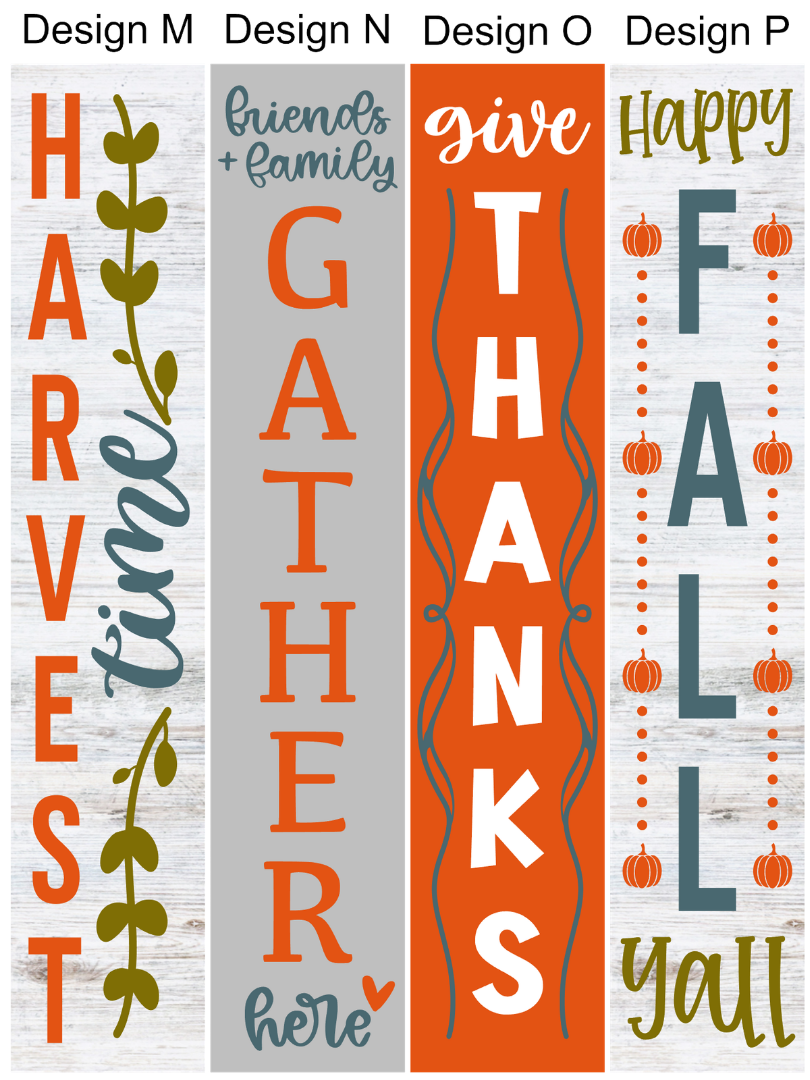 DIY Porch Leaner - Seasonal - You Choose Design