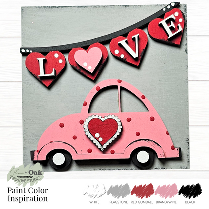 DIY Mini Valentine's Square Tiles *Inserts ONLY*