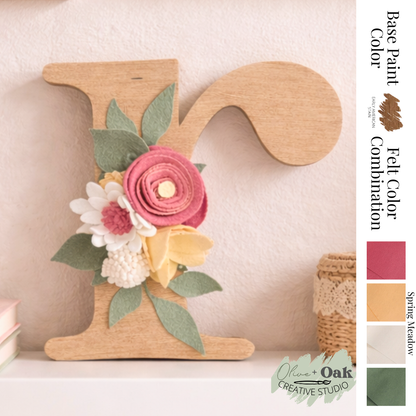 DIY Spring Meadow Blooming Initials Kit