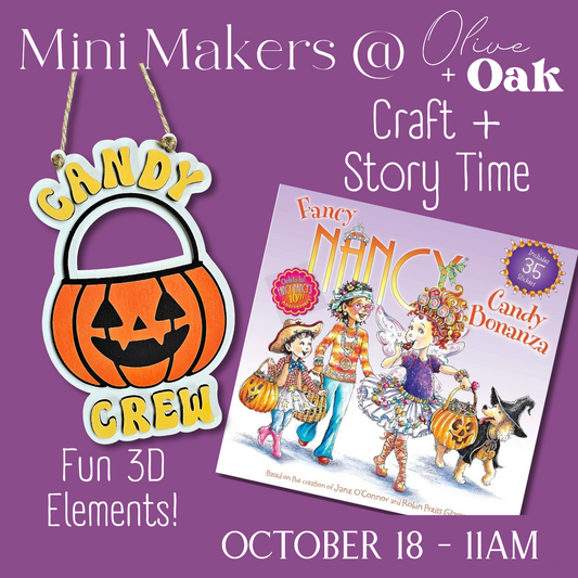 Mini Makers - Story & Craft - October 18 @ 11am
