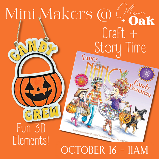 Mini Makers - Story & Craft - October 16 @ 11am