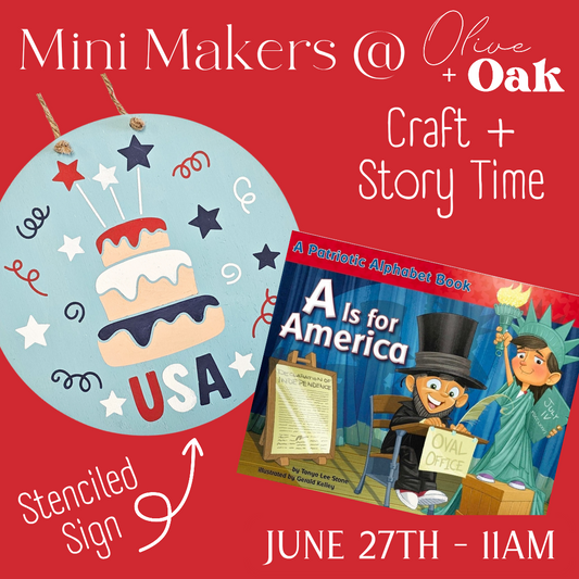 Mini Makers - Story & Craft - June 27th @ 11am
