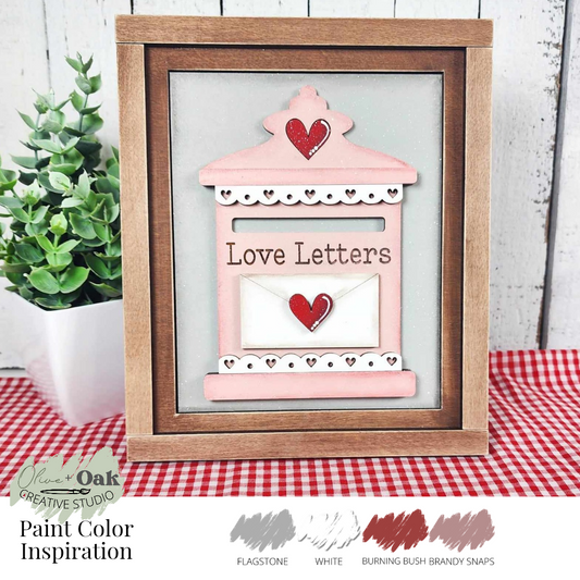 DIY Love Letters Mini Sign *Insert ONLY*