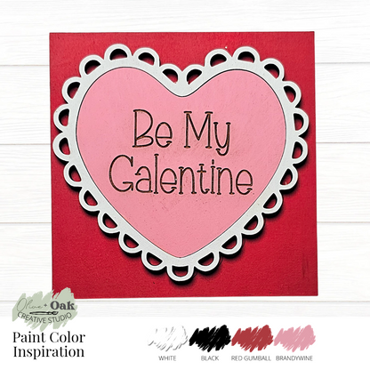 DIY Mini Galentine's Day Square Tiles *Inserts ONLY*